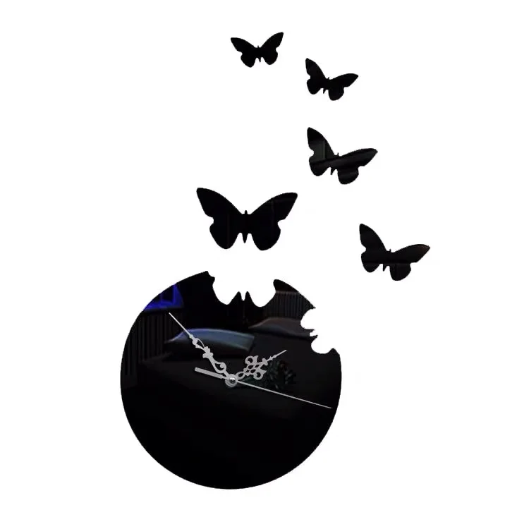 Art DIY 3D Mirror Sticker Clock Home Study Living Room Decor Wall Mirror Clock Sticker Mirror Butterfly Wall Watch Sticker, Black&red
Art DIY 3D Mirror Sticker Clock Home Study Living Room Decor Wall Mirror Clock Sticker Mirror Butterfly Wall Watch Sticker, Black&red