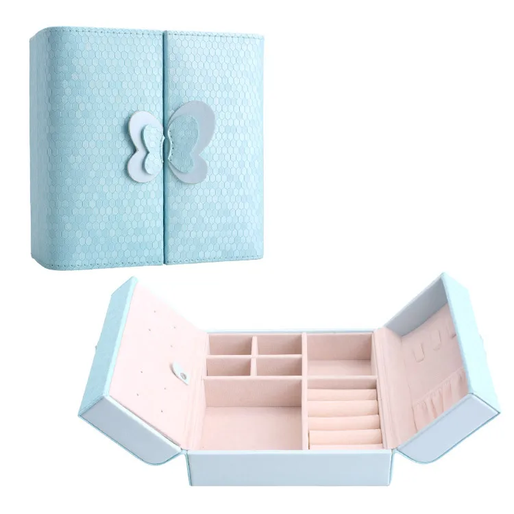 Makeup Jewelry Case Box Organizer Storage Case Travel Portable Jewelry Box, White;blue;pink
Makeup Jewelry Case Box Organizer Storage Case Travel Portable Jewelry Box, White;blue;pink