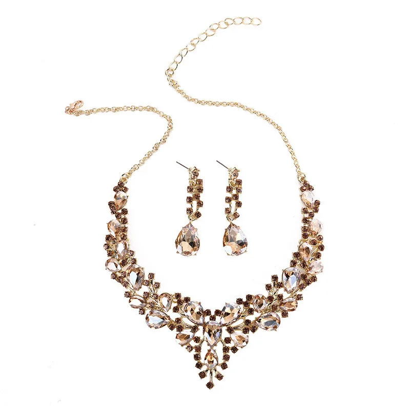 Hot Sale Luxury Bridal Necklace and Earring Set Wedding Jewellery Set Evening Jewelry for Women, Picture
Hot Sale Luxury Bridal Necklace and Earring Set Wedding Jewellery Set Evening Jewelry for Women, Picture