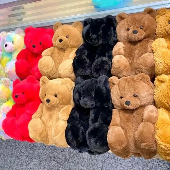 Fast Shipping Multi-Color Plush Teddy Bear House Shoes Slippers Women Kids Teddy Bear Slippers Animal, Picture
Fast Shipping Multi-Color Plush Teddy Bear House Shoes Slippers Women Kids Teddy Bear Slippers Animal, Picture