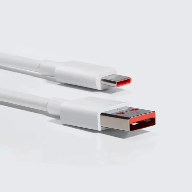 Factory Wholesale 120W Type c Fast Charging Cable 6A for Xiaomi TYPE C Charging USB Cable with Orange Rubber Core, Customized
Factory Wholesale 120W Type c Fast Charging Cable 6A for Xiaomi TYPE C Charging USB Cable with Orange Rubber Core, Customized