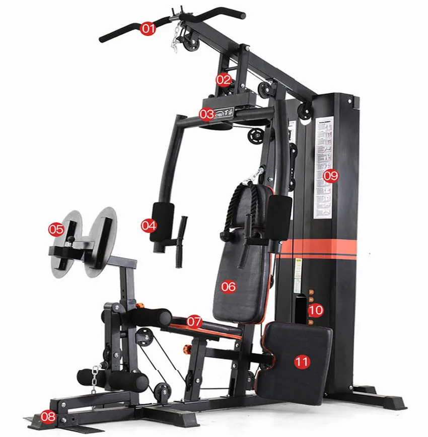 Factory Direct Sale Fitness Equipment Integrated Gym Trainer Single training Station, Black
Factory Direct Sale Fitness Equipment Integrated Gym Trainer Single training Station, Black