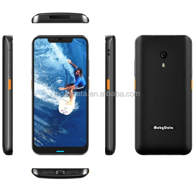 6.19英寸MobyData Android 9手持便携式全触摸数据收集器PDA