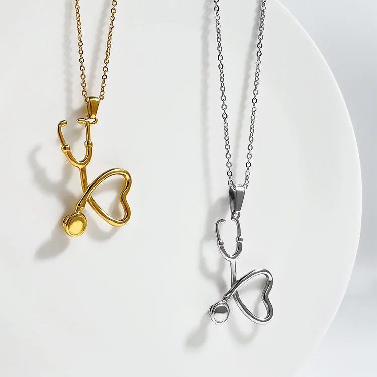 non tarnish jewelry gold plated stainless steel infinity heart stethoscope for woman, Silver /gold /
non tarnish jewelry gold plated stainless steel infinity heart stethoscope for woman, Silver /gold /