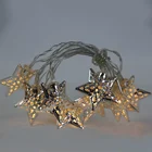 Room decoration Led Decorative Lights 10 L Warm White WIth Star Lights