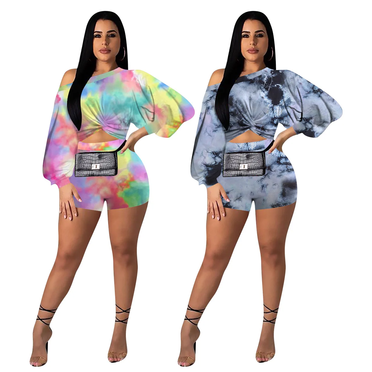European and American New Style Women's Summer Hot Sale Long-sleeved Shorts Puff Sleeve Printed Suit, Picture
European and American New Style Women's Summer Hot Sale Long-sleeved Shorts Puff Sleeve Printed Suit, Picture