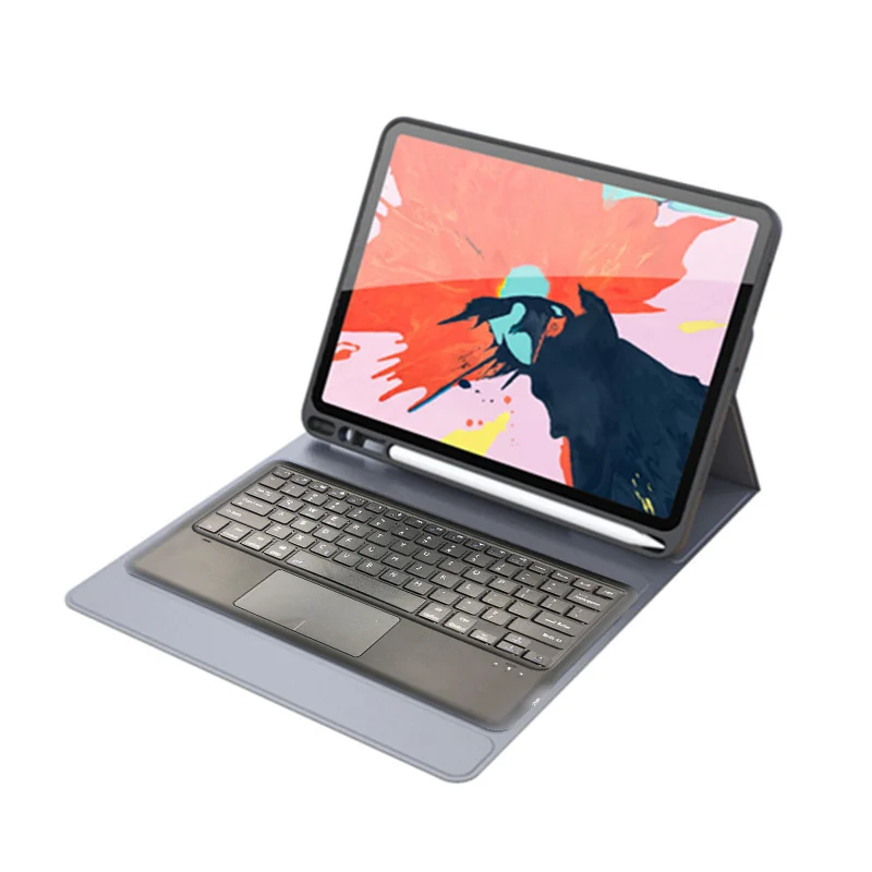 Laptops and Accessories Wireless BT Keyboard with Leather Case for notebook for iPad Pro 12.9 2018 3rd/2020 Universal, Black/customized colors
Laptops and Accessories Wireless BT Keyboard with Leather Case for notebook for iPad Pro 12.9 2018 3rd/2020 Universal, Black/customized colors