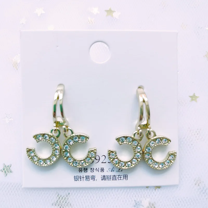 Wholesale Jewelry Black Designer Kids Luxury 925 Sterling Silver Small Gold Double Cc Mini Stud Earrings
Wholesale Jewelry Black Designer Kids Luxury 925 Sterling Silver Small Gold Double Cc Mini Stud Earrings
