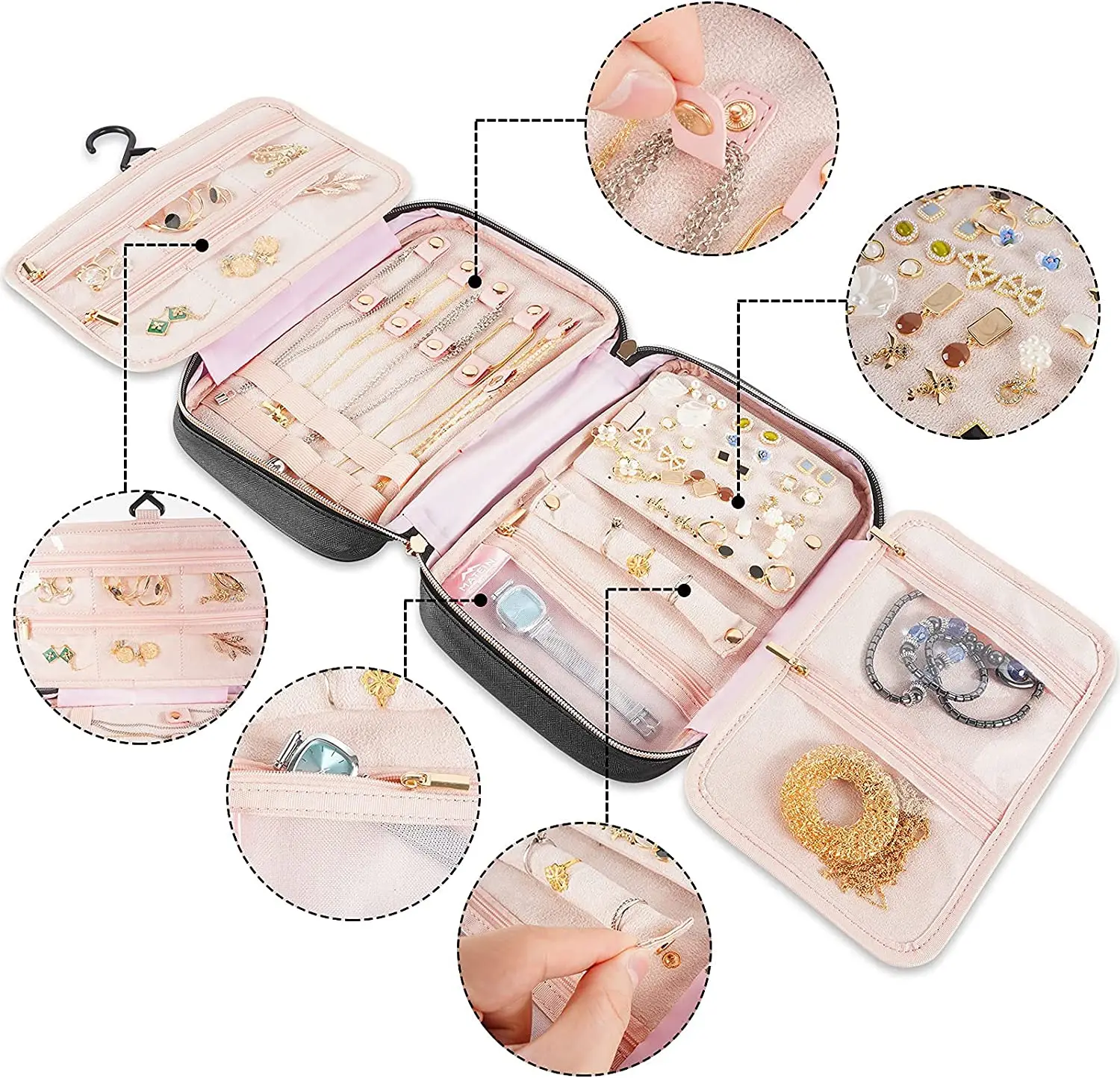 Women Girls Rectangle PU Leather Earrings Jewelry Organizer Necklace Storage Case Travel Portable Jewellery Gift Boxes, Customized color
Women Girls Rectangle PU Leather Earrings Jewelry Organizer Necklace Storage Case Travel Portable Jewellery Gift Boxes, Customized color