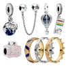 Fashion 925 sterling silver charms fit pandora bracelets wholesale handmade charms fit pandora bangles bracelets jewelry