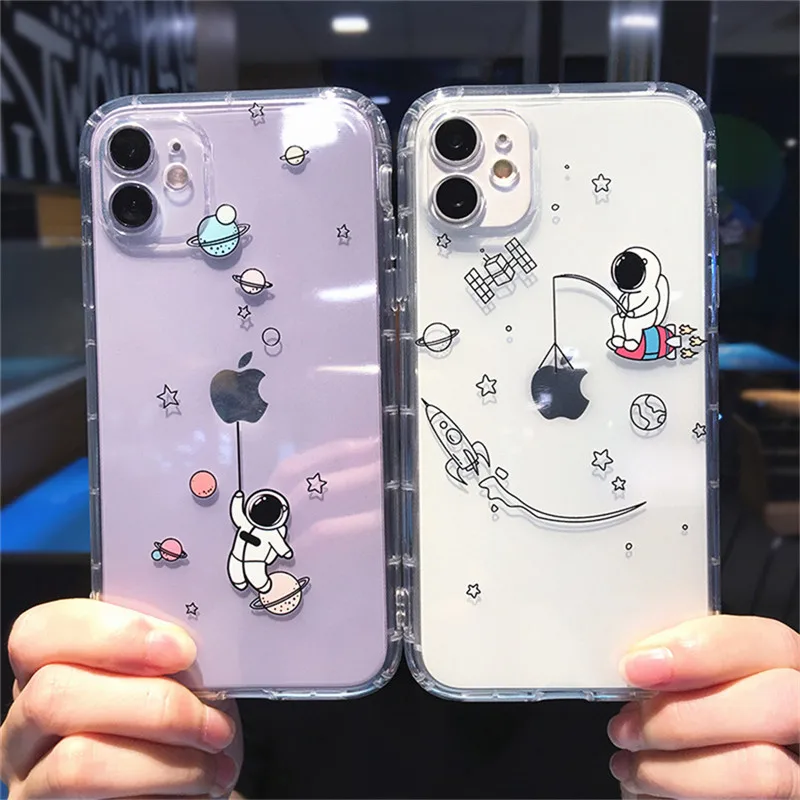 Hot selling for iphone 11 12 13 pro max creativity transparent tpu phone case with astronaut pattern, for case iphone 12 13 mini, 8 colors
Hot selling for iphone 11 12 13 pro max creativity transparent tpu phone case with astronaut pattern, for case iphone 12 13 mini, 8 colors