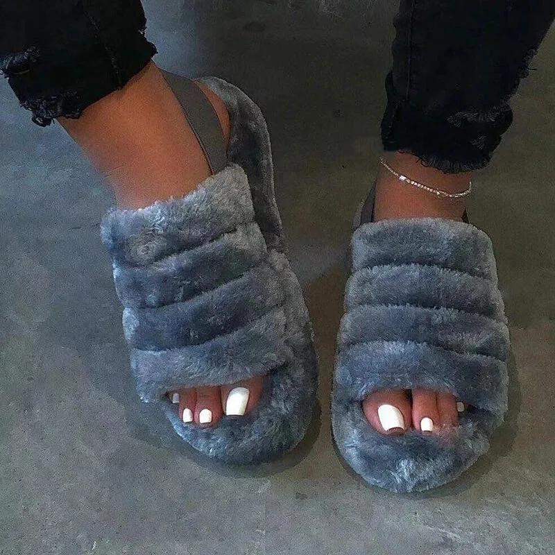 Hot selling sponge cake platform bottom cross-border large size women's furry sandals, Rose/brown/colorful /black/grey/white
Hot selling sponge cake platform bottom cross-border large size women's furry sandals, Rose/brown/colorful /black/grey/white