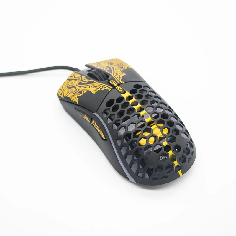 AIWO New 13 RGB back lighting Wired USB Adjustable DPI 1000-12000 Honeycomb Textured Lightweight Design Gaming Mouse, Black/silver/customized color
AIWO New 13 RGB back lighting Wired USB Adjustable DPI 1000-12000 Honeycomb Textured Lightweight Design Gaming Mouse, Black/silver/customized color