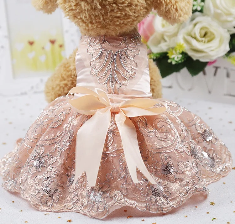 Pet Dress Spring And Summer Autumn Wedding Dress High-end Dog Cat Clothes, A-pink,b-beige
Pet Dress Spring And Summer Autumn Wedding Dress High-end Dog Cat Clothes, A-pink,b-beige