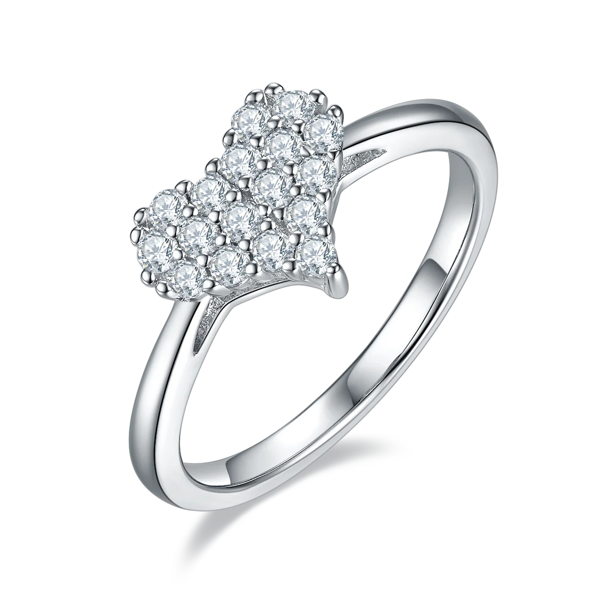 M49A New Product moissanite diamond jewelry 925 sterling silver 0.3ct 4mm heart shape moissanite diamond ring
M49A New Product moissanite diamond jewelry 925 sterling silver 0.3ct 4mm heart shape moissanite diamond ring