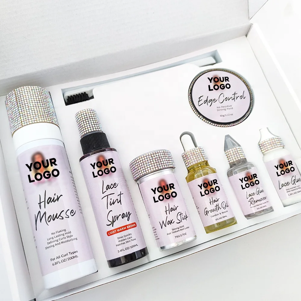 Bling Diamond Glitter Lace Glue Tint Spray Wig Install Kit For Lace Glue and Remover Hair Styling Tools
Bling Diamond Glitter Lace Glue Tint Spray Wig Install Kit For Lace Glue and Remover Hair Styling Tools