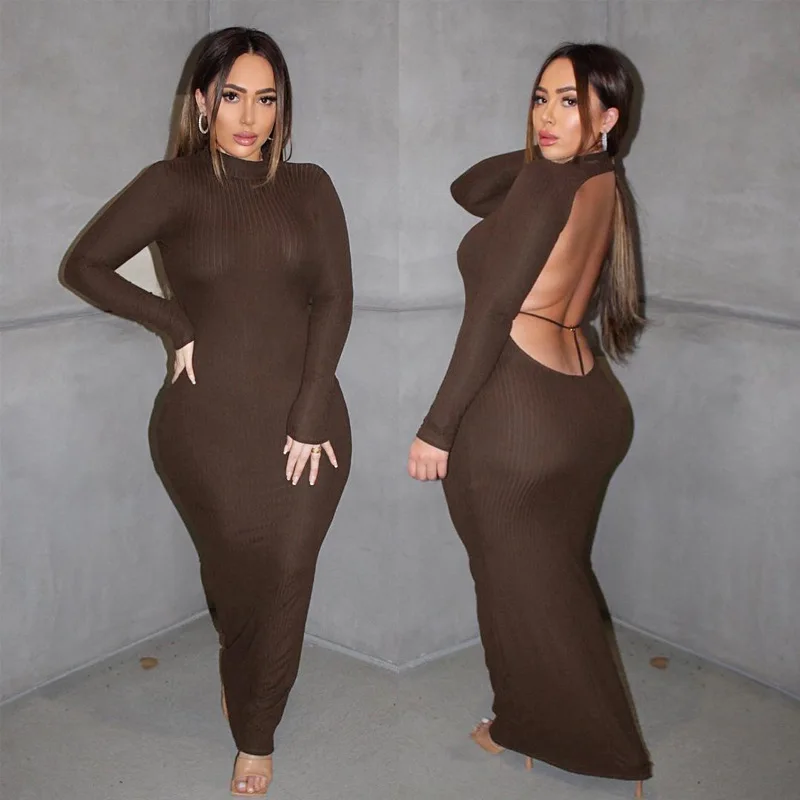 GQ4086 Hot women clothes 2021 trending fashion sexy backless solid color knit shirt dress
GQ4086 Hot women clothes 2021 trending fashion sexy backless solid color knit shirt dress