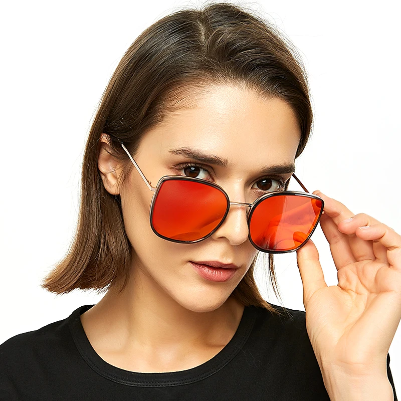 2020 New Design Mirrored Colorful Lenses Trendy Unisex Oversized Square UV Polarized Sunglasses Sun Glasses
2020 New Design Mirrored Colorful Lenses Trendy Unisex Oversized Square UV Polarized Sunglasses Sun Glasses