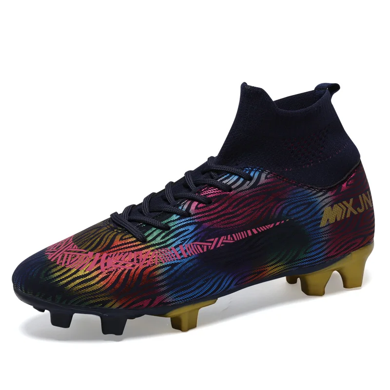 New men's and women's high top breathable FG and TF football shoes, antiskid and wear-resistant outdoor sports shoes
New men's and women's high top breathable FG and TF football shoes, antiskid and wear-resistant outdoor sports shoes
