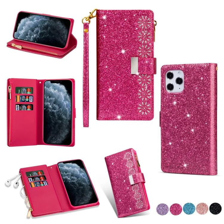 360 full protection shockproof flip bling tpu lady girl card holder luxury wallet phone case for iPhone 12 pro max
360 full protection shockproof flip bling tpu lady girl card holder luxury wallet phone case for iPhone 12 pro max