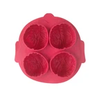 Silicone Brain Shaped decorative personalized big round extra large rubber ice cube tray