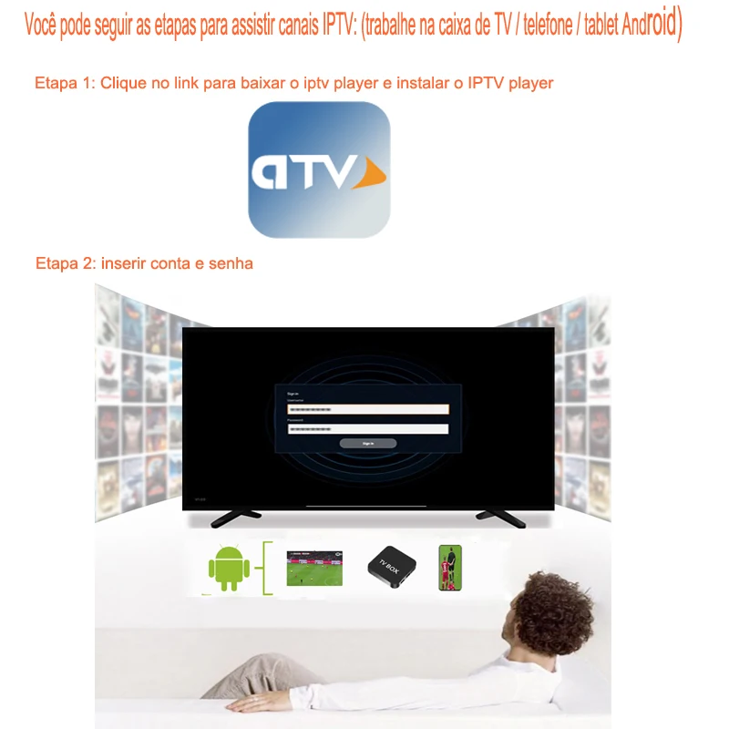 2020 New One Year  Reseller Iptv Brazil APK With My Family Movies Work Android Mobile And Set Top Box