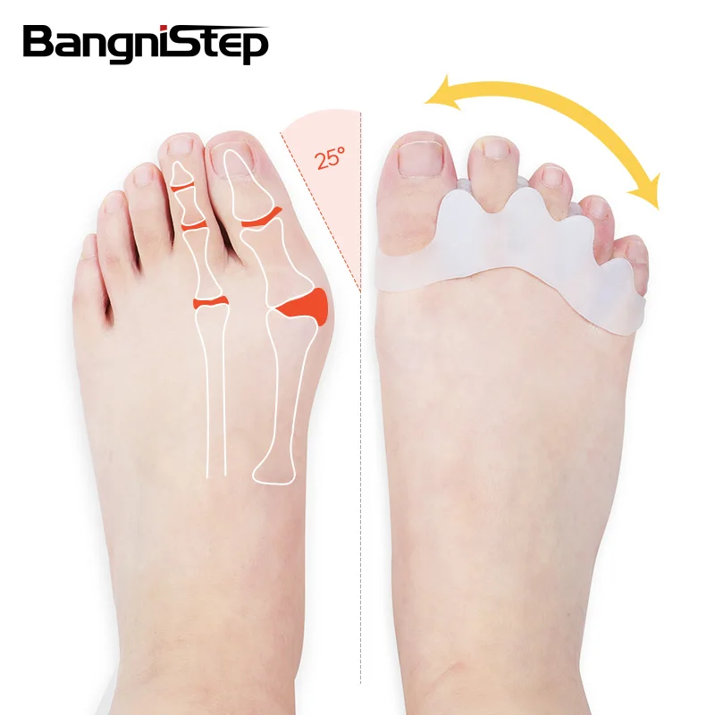 Bangnistep GEL toe nail separator corrector foot care products toes silicone toe separators protector
Bangnistep GEL toe nail separator corrector foot care products toes silicone toe separators protector