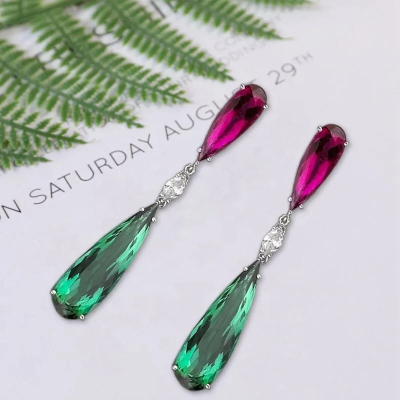 New Ladies Fashion Creative Long Water Drop Earrings Elegant Crystal Women's Earrings Wedding Fashion Jewelry
New Ladies Fashion Creative Long Water Drop Earrings Elegant Crystal Women's Earrings Wedding Fashion Jewelry