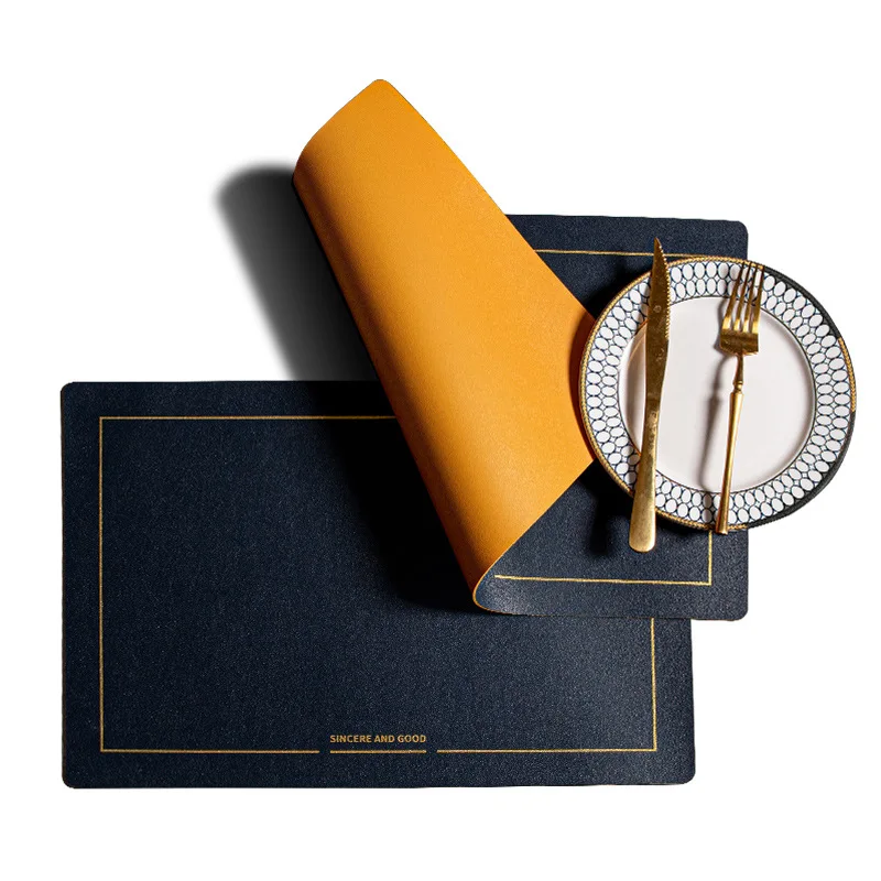 Boreal Europe Style Golden Line Printing Double Oilproof Waterproof Household PVC Table Mat Leather Square for Dining Room Table, A wide variety
Boreal Europe Style Golden Line Printing Double Oilproof Waterproof Household PVC Table Mat Leather Square for Dining Room Table, A wide variety