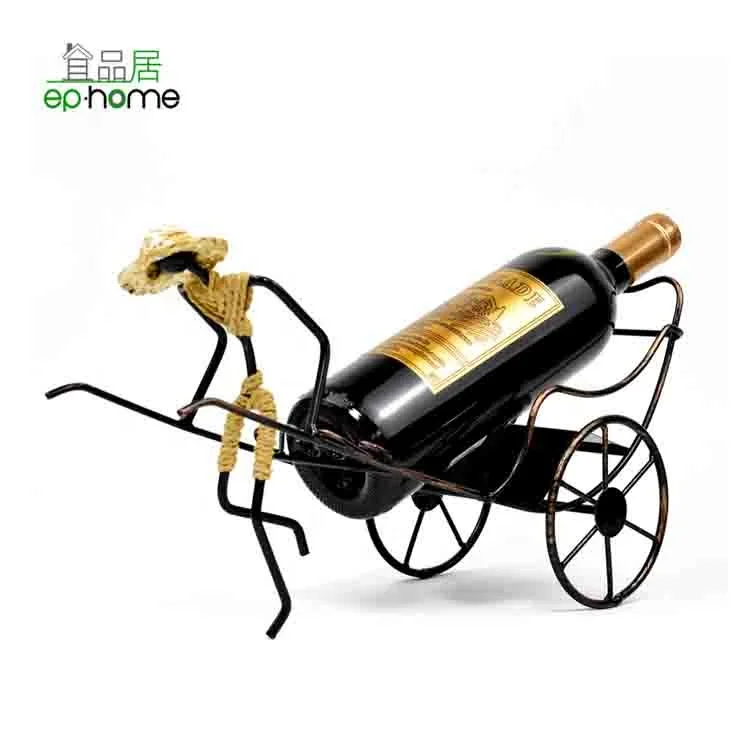 Wholesale Creative Rickshaw Shape Metal Wine Stand Rack Holder Balance Bracket Bar Novelty Desktop Porch Gift Crafts, Bronzed
Wholesale Creative Rickshaw Shape Metal Wine Stand Rack Holder Balance Bracket Bar Novelty Desktop Porch Gift Crafts, Bronzed