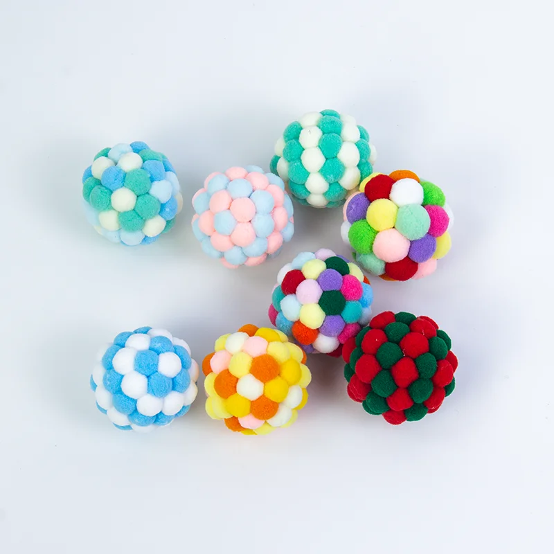 Wholesale Multicolor Ball With Bell Bouncy Ball Built In Interactive Squeaky Pet Cat Toys, As picture
Wholesale Multicolor Ball With Bell Bouncy Ball Built In Interactive Squeaky Pet Cat Toys, As picture