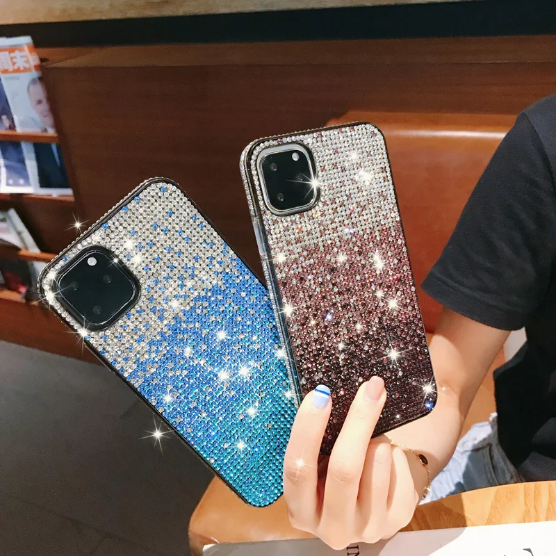 Luxury gradient color Phone Case For iPhone 12 pro max 11 Pro X Xr Xs Max 6 7 8 Plus Fully-jewelled Shiny Diamond phone case
Luxury gradient color Phone Case For iPhone 12 pro max 11 Pro X Xr Xs Max 6 7 8 Plus Fully-jewelled Shiny Diamond phone case