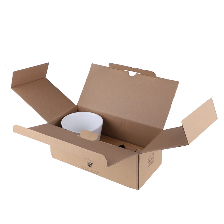 custom cardboard paper coffee cup mug packaging box with logo