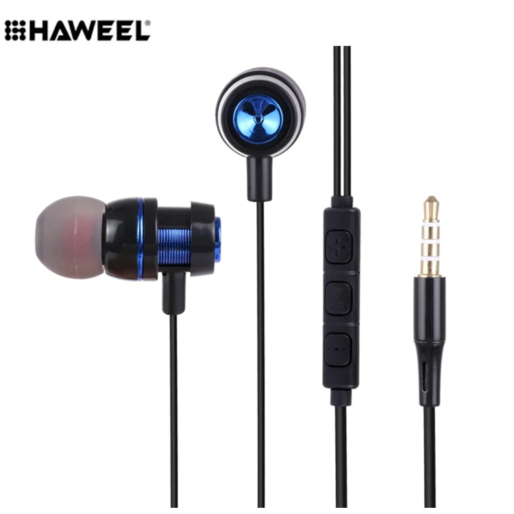 Wholesale HAWEEL 3.5mm Wire Earphone Jack Metal Head In-ear Headset Gaming Pure Voice Headphones With Microphone
Wholesale HAWEEL 3.5mm Wire Earphone Jack Metal Head In-ear Headset Gaming Pure Voice Headphones With Microphone