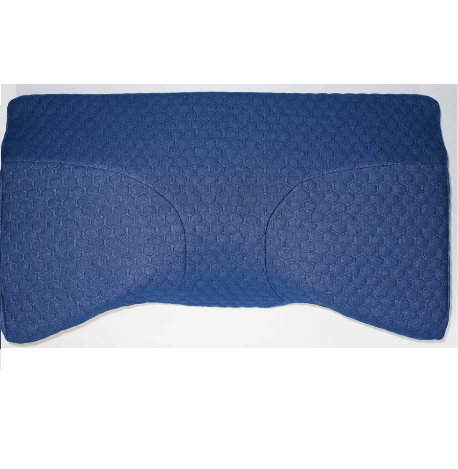 Lash Pillow, Blue New Butterfly Shaped Ergonomic Memory Foam Pillow.