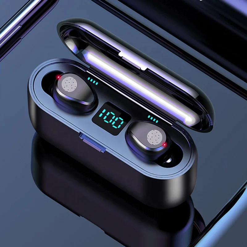 2021 Amazon Top Seller F9 TWS Earphone Wireless Earbuds with Digital Displany fingerprint earbuds
2021 Amazon Top Seller F9 TWS Earphone Wireless Earbuds with Digital Displany fingerprint earbuds