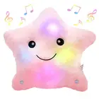 Animated Creative stuffed soft Musical Led Light Up Start Plush Pillow Accompany Kids at Night Singing Gift for Toddlers