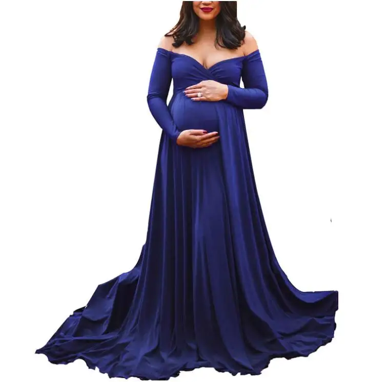 2020 high quality cotton pregnant women sexy long sleeve maternity photo shoot maxi dress
2020 high quality cotton pregnant women sexy long sleeve maternity photo shoot maxi dress