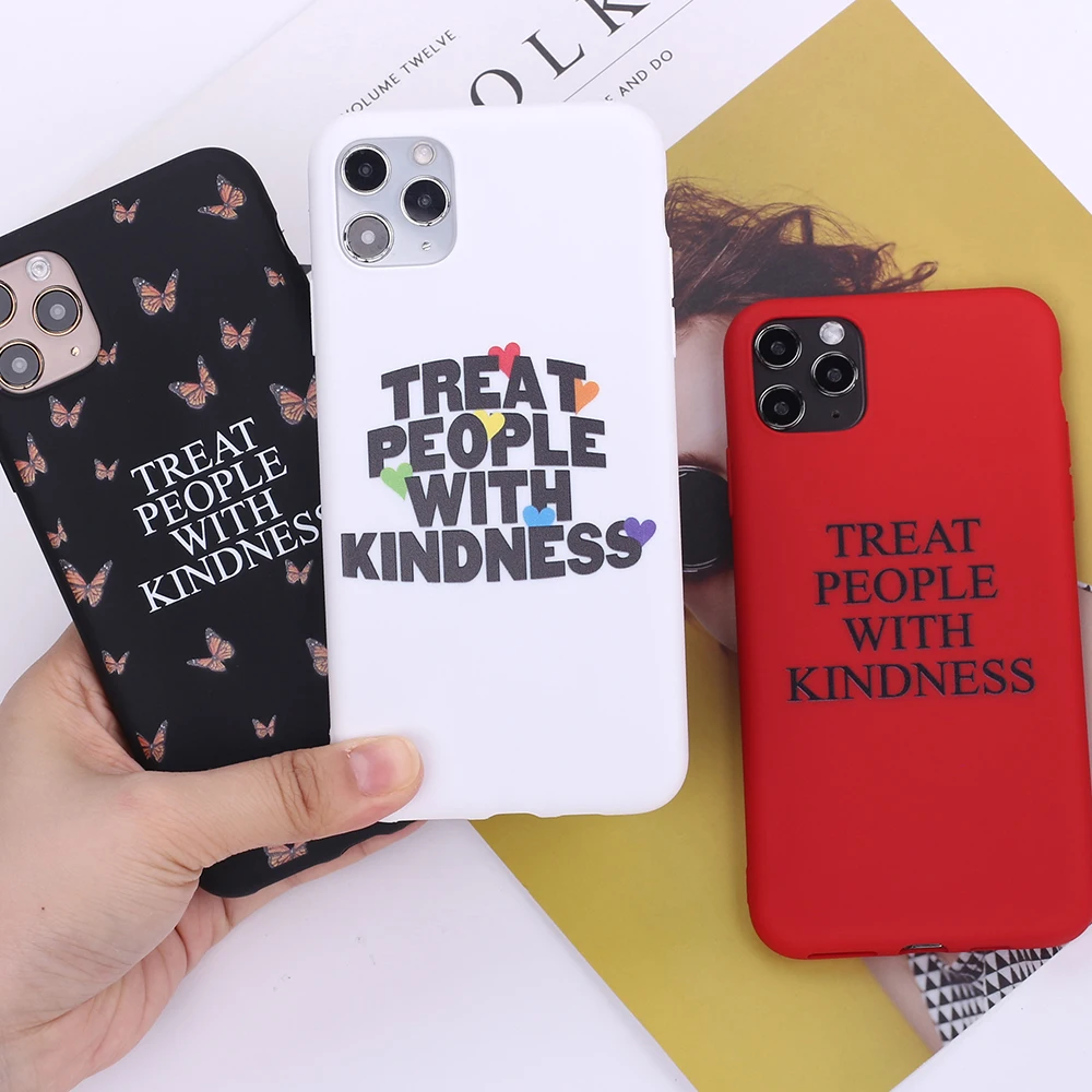 Treat People With Kindness TPWK Phone Cover For iPhone 12 11 13 Pro Max X XS XR Max 7 8 7Plus 8Plus Soft Candy Case, Mix colors
Treat People With Kindness TPWK Phone Cover For iPhone 12 11 13 Pro Max X XS XR Max 7 8 7Plus 8Plus Soft Candy Case, Mix colors