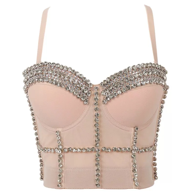 New Design Hot Sell Hyperbolica Amazonite Crystal Diamond Bar Tassel Body Chain Jewelry Crystal Diamond Bustier Bra
New Design Hot Sell Hyperbolica Amazonite Crystal Diamond Bar Tassel Body Chain Jewelry Crystal Diamond Bustier Bra