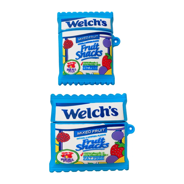 2021 3D Creative Cute Food Fruit Candy Wireless Earphone Cover Silicone Case with Hook for Airpods 1 2 Pro
2021 3D Creative Cute Food Fruit Candy Wireless Earphone Cover Silicone Case with Hook for Airpods 1 2 Pro