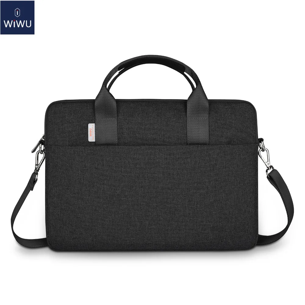 WIWU 14 15.6 inch Waterproof Large Capacity Laptop Sleeve Handbag for Men Notebook bag, Grey+black
WIWU 14 15.6 inch Waterproof Large Capacity Laptop Sleeve Handbag for Men Notebook bag, Grey+black