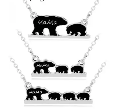 WIIPU Mama Bear EnamelAnimal Pendant Necklace Silver Mother Kids Love Necklace Simple Fashion Mom and Children Christmas Jewelry
WIIPU Mama Bear EnamelAnimal Pendant Necklace Silver Mother Kids Love Necklace Simple Fashion Mom and Children Christmas Jewelry