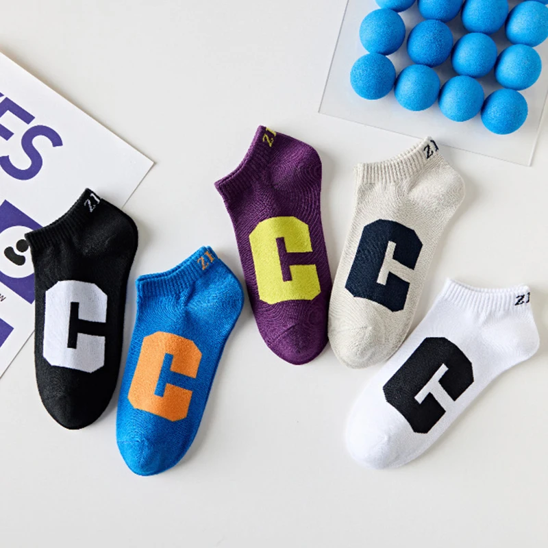 2023 Jingwen ODM Summer Breathable Socks Short Soft Cotton C Letter Socks Adult Men Socks
2023 Jingwen ODM Summer Breathable Socks Short Soft Cotton C Letter Socks Adult Men Socks