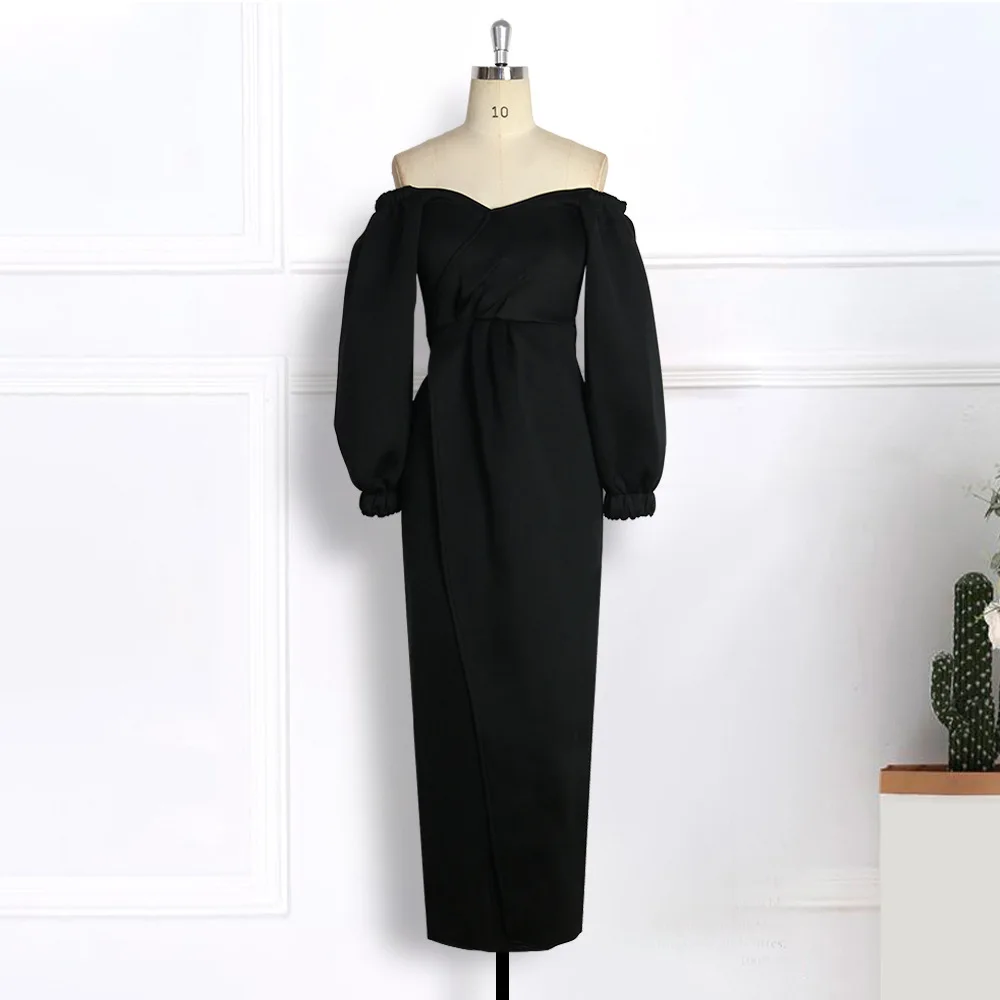 Evening Dresses Women's High Waist Dress Dress Winter Sexy Elegant One Step Skirt Black White
Evening Dresses Women's High Waist Dress Dress Winter Sexy Elegant One Step Skirt Black White