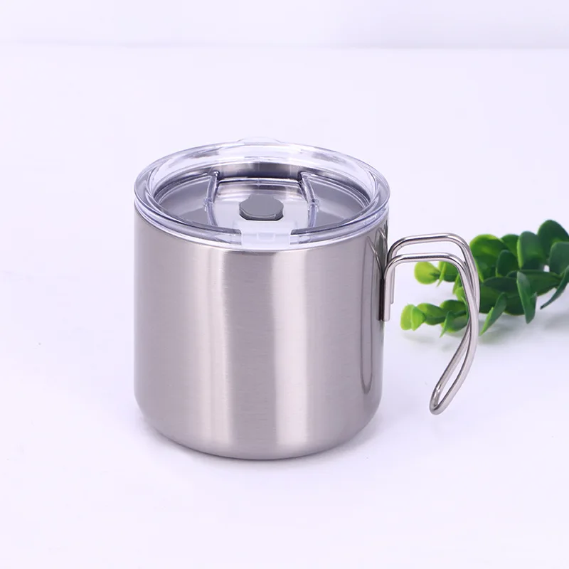 Custom Insulated Coffee Mug With Handle Double Wall Vacuum Camp Cup, Stainless steel color
Custom Insulated Coffee Mug With Handle Double Wall Vacuum Camp Cup, Stainless steel color