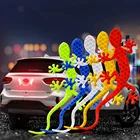 1 Pair Reflective Gecko Pattern Car Bumper Stickers