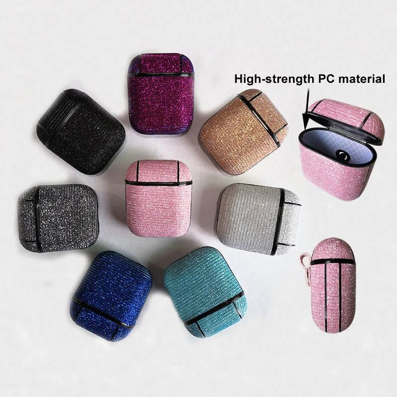 Luxury Bling Bling Keychain Hanging Case For Girls Women Wireless Charging New Diamond Cover Case For Airpods 1 2, Multi colors
Luxury Bling Bling Keychain Hanging Case For Girls Women Wireless Charging New Diamond Cover Case For Airpods 1 2, Multi colors