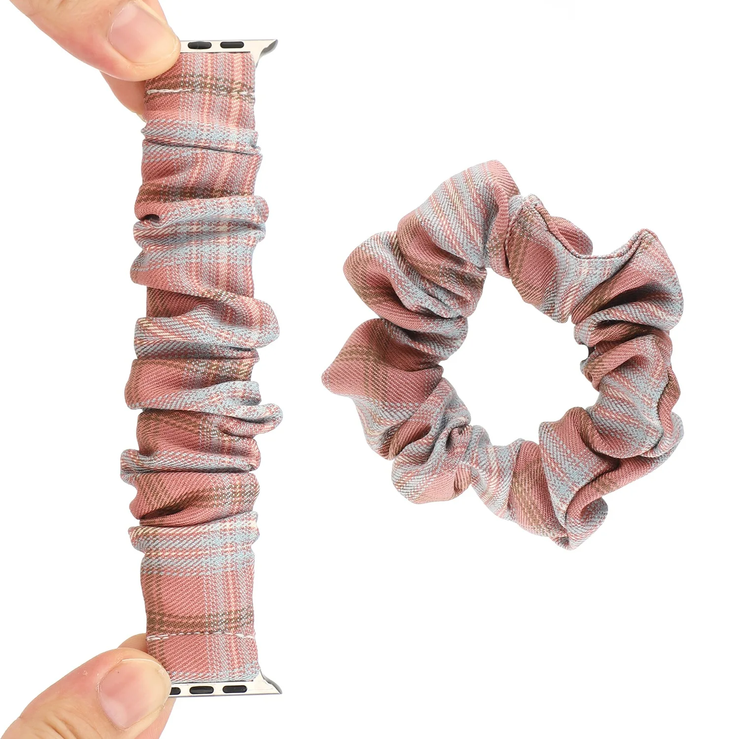 Women Charm Hair Elastic Ring Scrunchie Band Smart Watch Strap For Apple Series Watch
Women Charm Hair Elastic Ring Scrunchie Band Smart Watch Strap For Apple Series Watch
