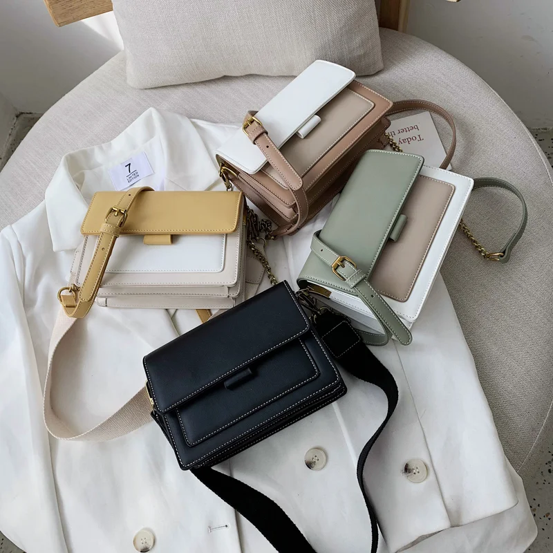 Contrast Color Leather Cross-body Bags For Women 2021 Travel Handbag Fashion Simple Shoulder Bag Ladies Cross Body Bag, Black, white, yellow, brown
Contrast Color Leather Cross-body Bags For Women 2021 Travel Handbag Fashion Simple Shoulder Bag Ladies Cross Body Bag, Black, white, yellow, brown